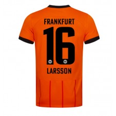 Eintracht Frankfurt Hugo Larsson #16 Tredjedrakt 2024-25 Kortermet